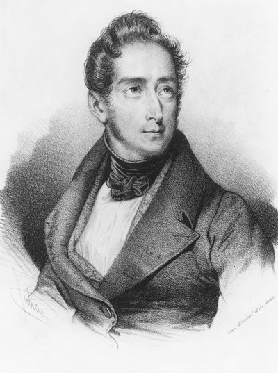 Alphonse de Lamartine door French School